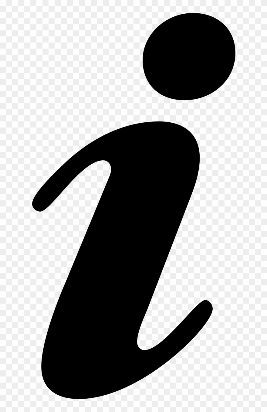 Praying Hands Clipart - Black Information Symbol - Png Download