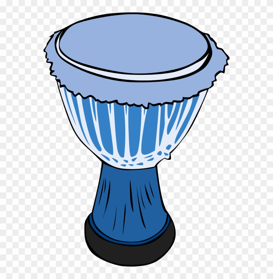 West African Djembe - Percussion Instruments Clip Art - Png Download