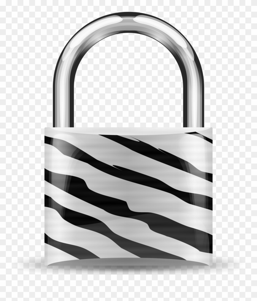 Open - Pad Lock Clipart