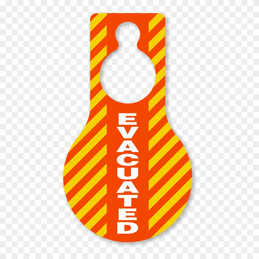 Popular Images - Evacuated Door Hangers Clipart