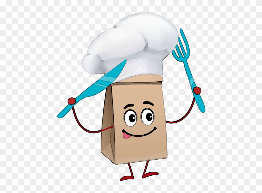 Black And White Stock Brown Bag Lunch Clipart - Transparent Brown Bag Lunch Clipart Png