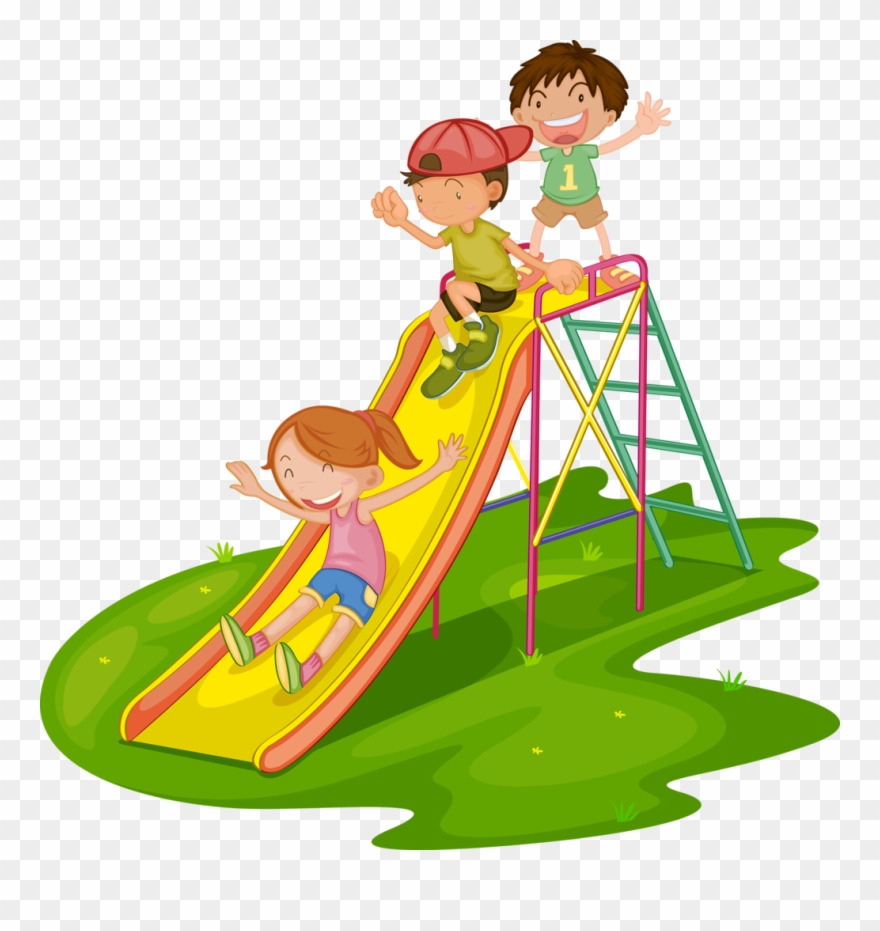 Clipart Kids Park - Mat Slide Clipart - Png Download