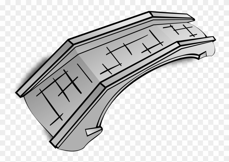 Free Rpg Map Symbols - Bridge On A Map Clipart
