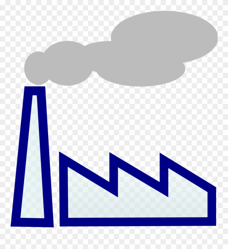 Factory Clipart Bahay Kalakal - Acid Rain - Png Download