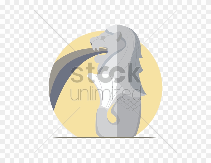 Merlion Park Clipart Merlion Park Beak - Merlion Park - Png Download