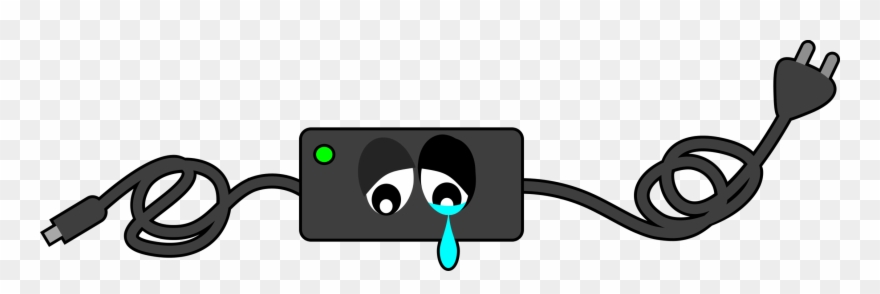 Banner Library Download Connector Clip Laptop - Clipart Charger - Png Download