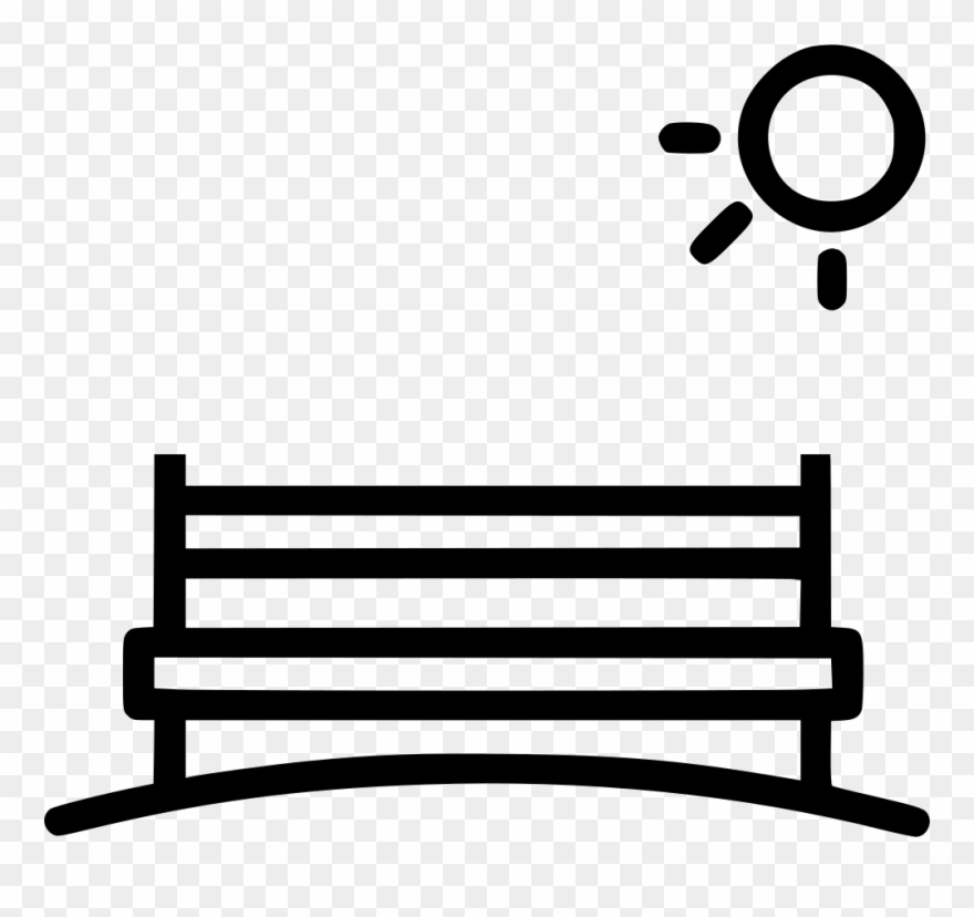 Bench Beach Sun Svg Png Icon Free - Icon Clipart