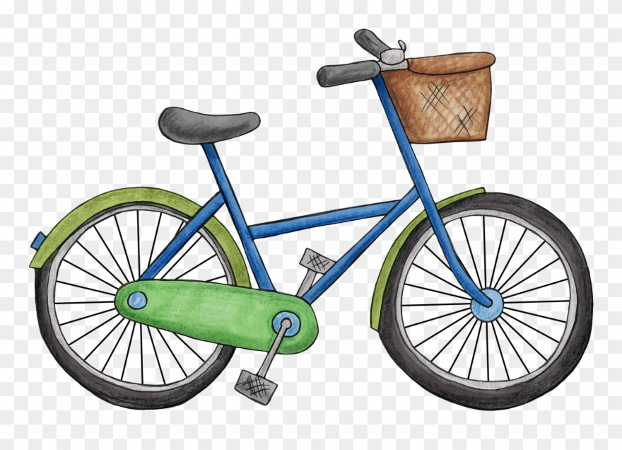 Clip Art Library Download Bike Clipart - Transparent Background Bicycle Clipart - Png Download
