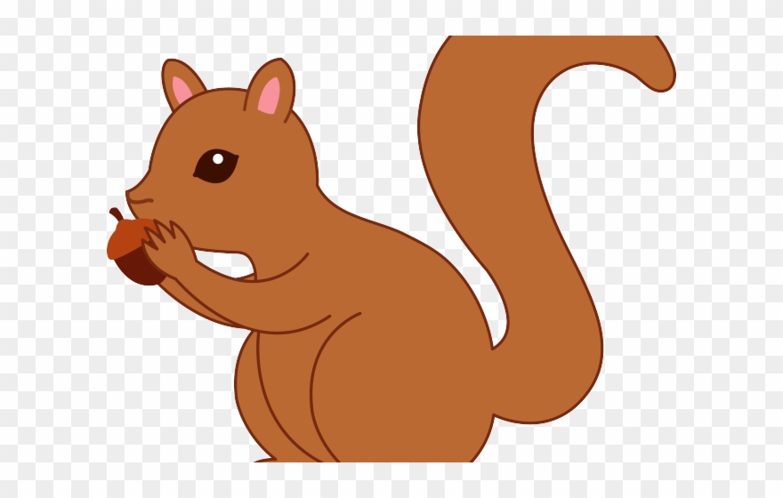 Gray Squirrel Clipart Thanksgiving - Squirrel Clipart Png Transparent Png