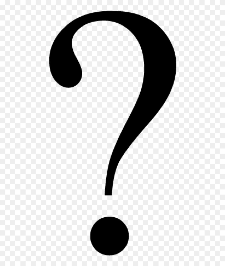 Graphic Freeuse Black And White Question Mark Clipart - Black Question Mark - Png Download
