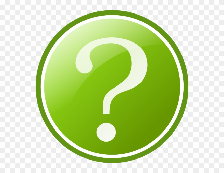 Question Mark In A Blue Circle - Question Mark Icon Png Green Clipart