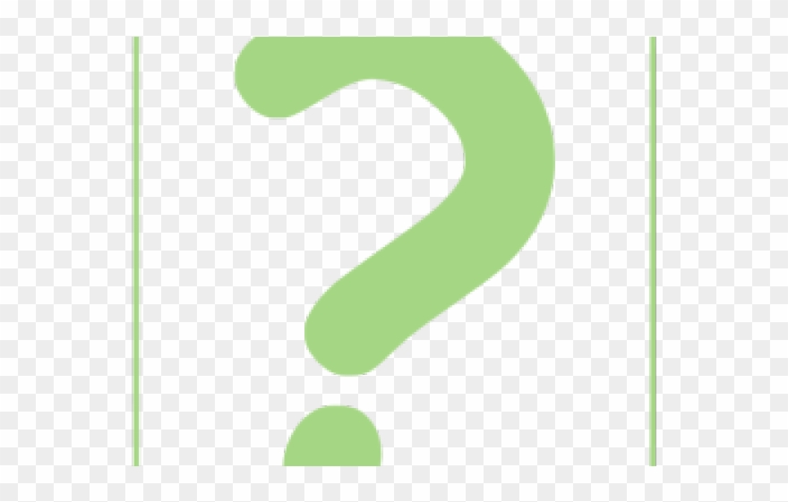 Question Mark Clipart Lime Green - Green - Png Download
