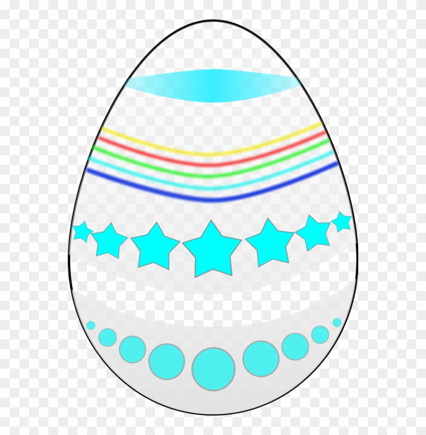 Easter Egg Painted - Clip Art - Png Download