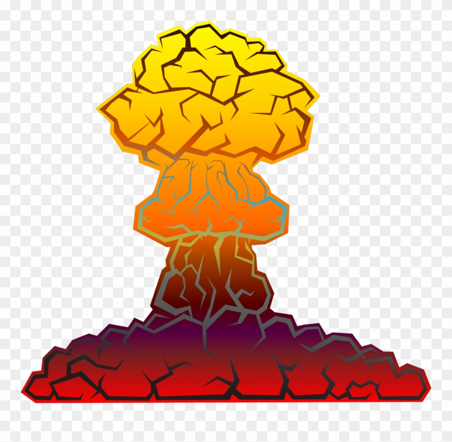 Blast Vector Cartoon Gun Image Freeuse - Mushroom Cloud .svg Clipart
