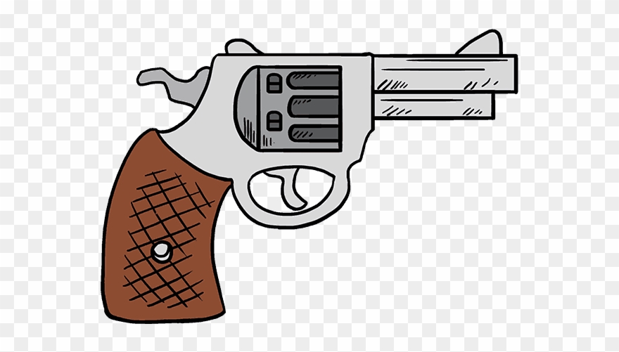 Clip Art Black And White Download Bender Drawing Gun - Gun Draw Png Transparent Png