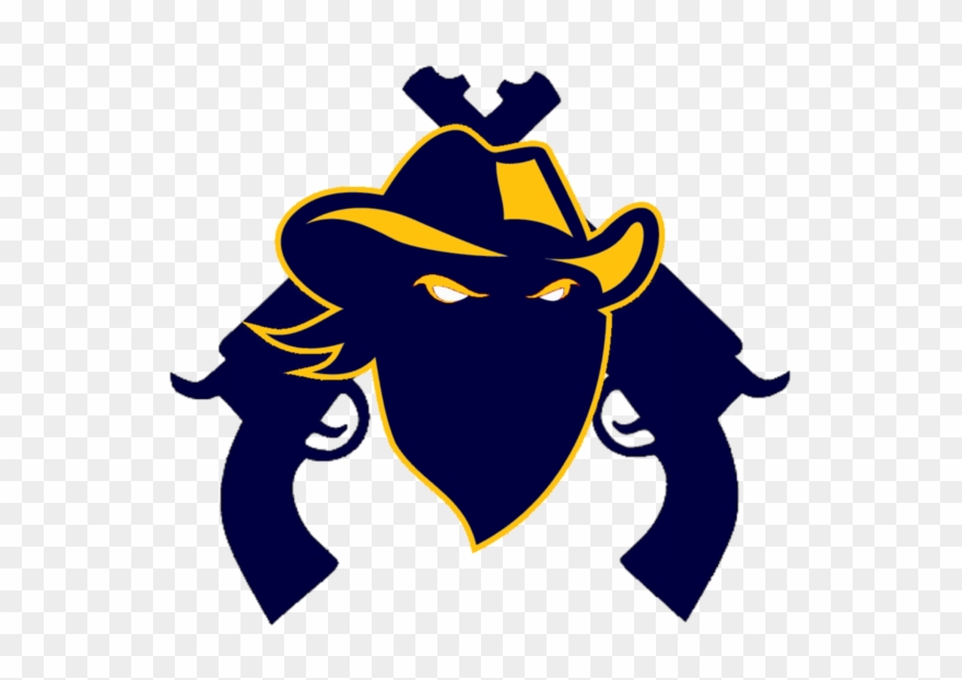 Crossed Pistols Silhouette Clipart Pistol Handgun Clip - Outlaws Clipart - Png Download