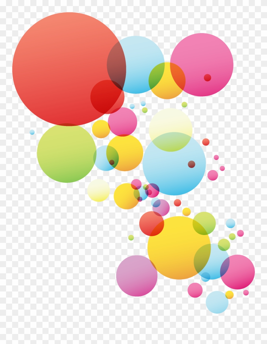 Kisspng Circle Color Clip Art Colored Circles Bubble - Circle Vector Transparent Png