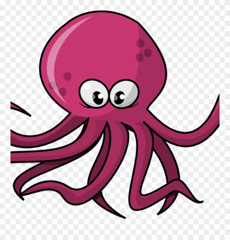 Vector Library Library Clipart Octopus - Transparent Background Octopus Clipart - Png Download