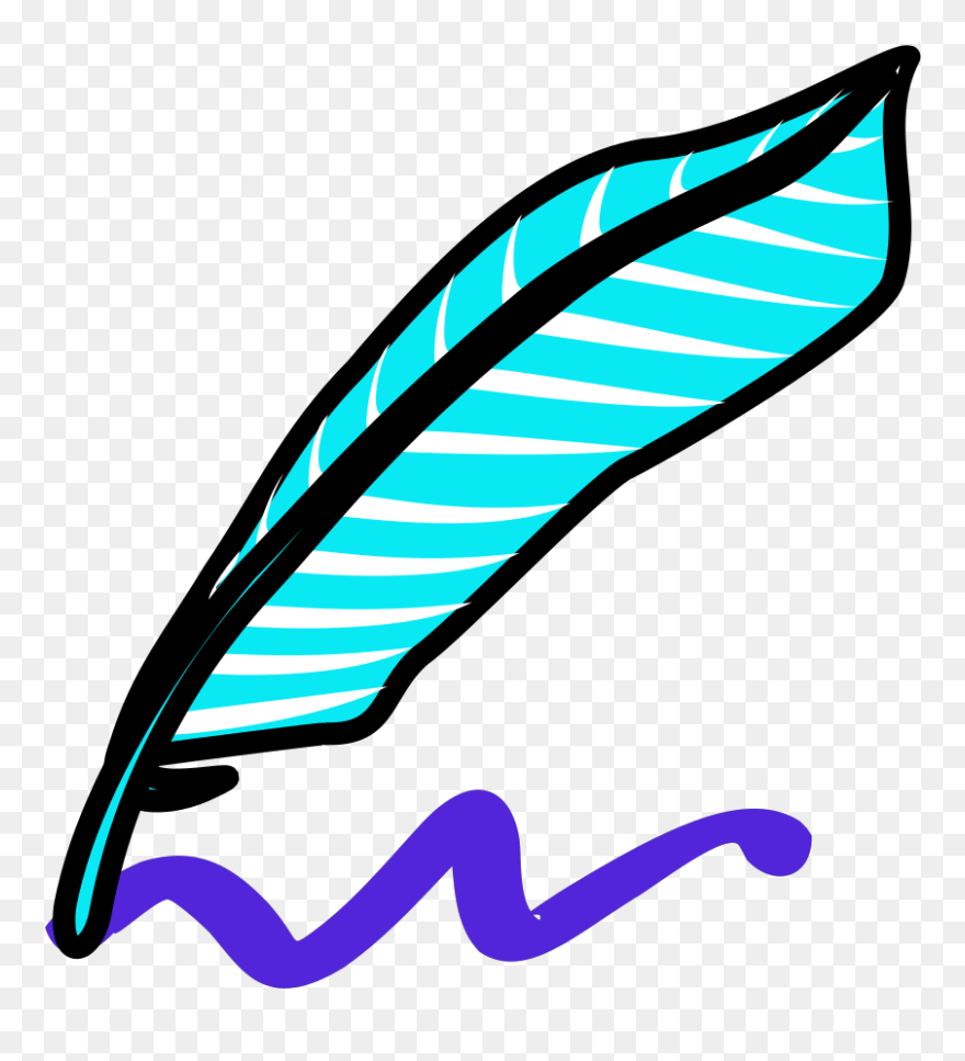 Pluma De Escribir Para Colorear Clipart