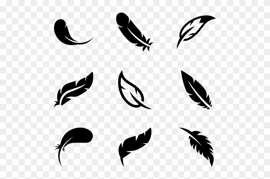 Feather Clipart Pencil - Feather Icon - Png Download