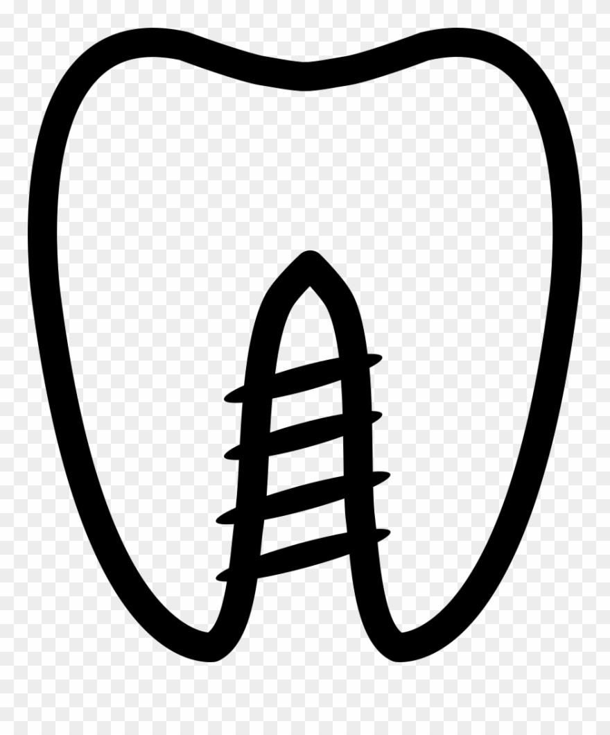 Tooth Outline Png Clipart