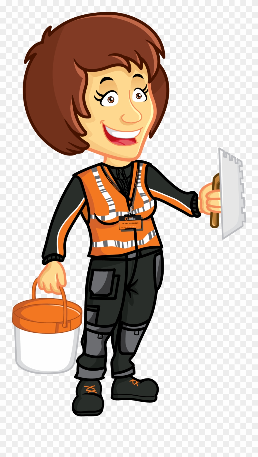 Tiling Charges Clipart