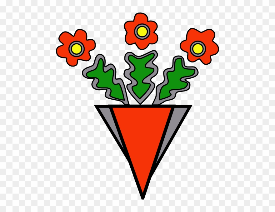 This Free Clip Arts Design Of Bag Of Flowers - Png Download