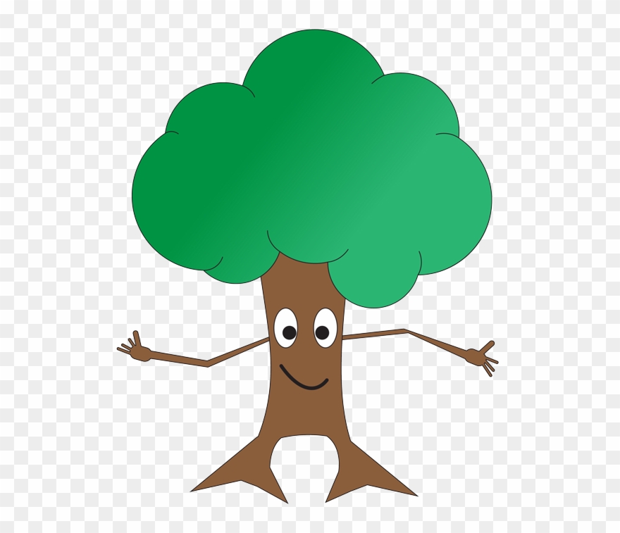 Shrub Bushes Clipart Tall Tree - Png Download