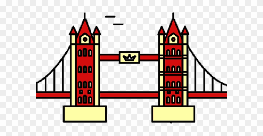 Tower Bridge Clipart Cartoon - Png Download
