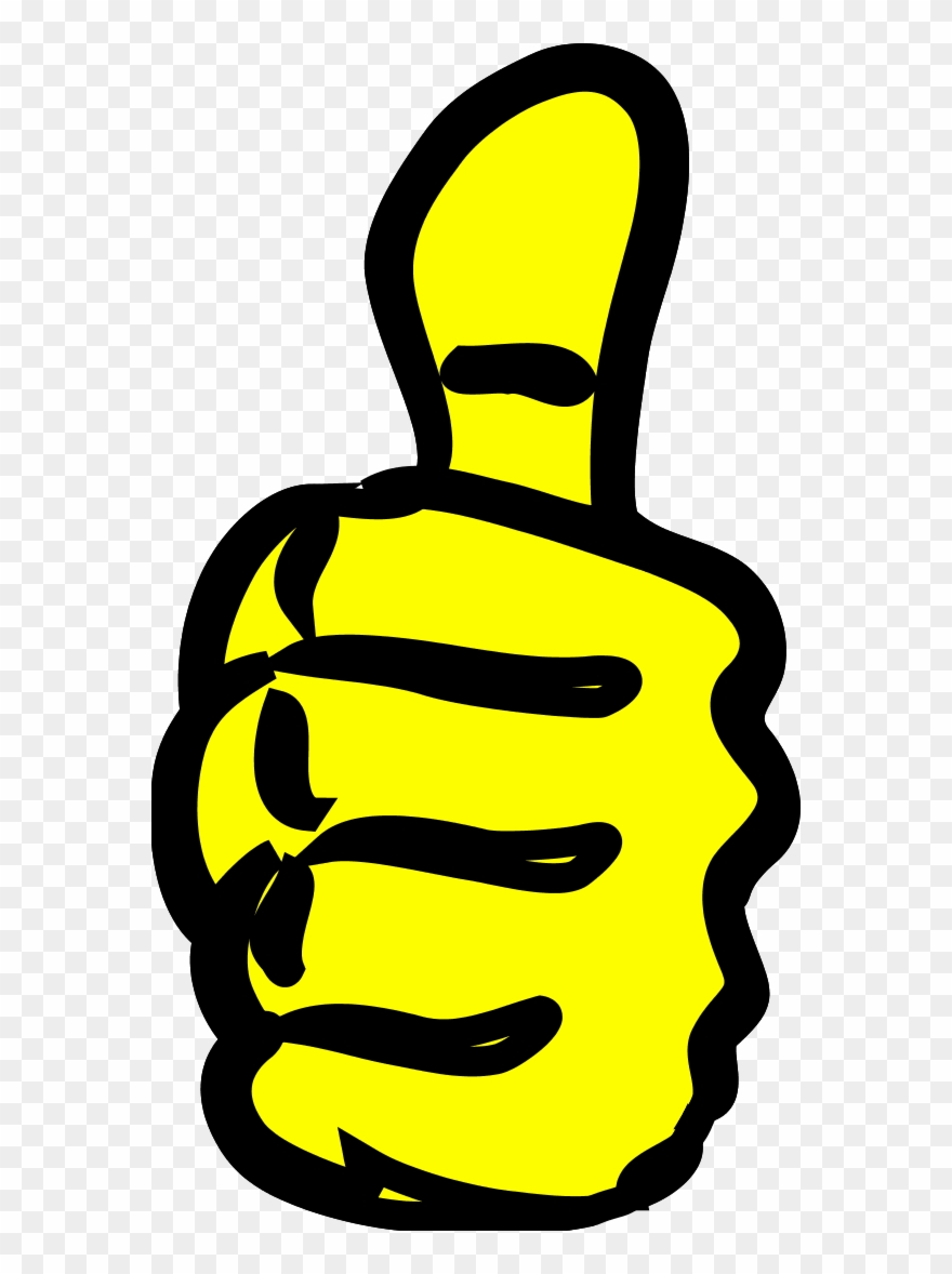 Clipart Of Cp, Vector Up And Big Thumbs Up Great - Png Download