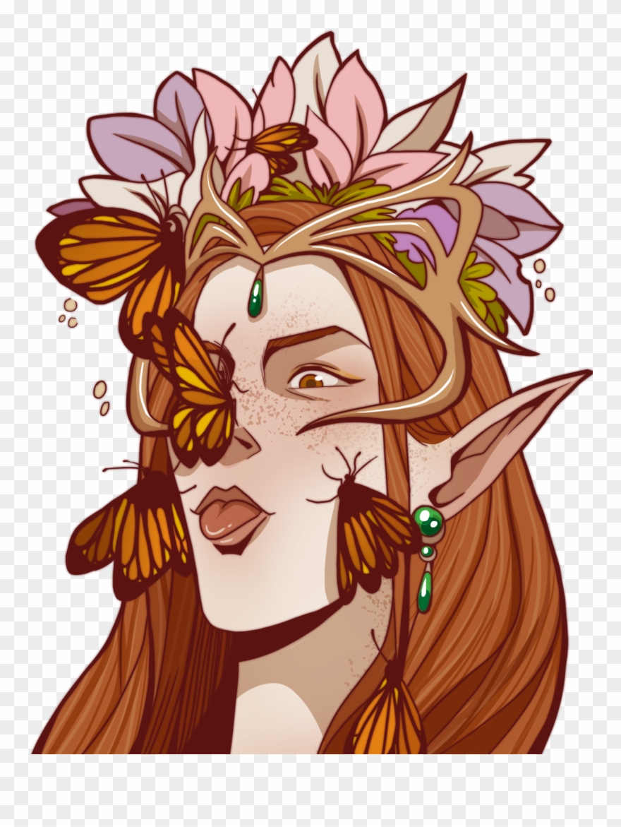“i Just Saw This Picture And I Had To Draw Keyleth Clipart
