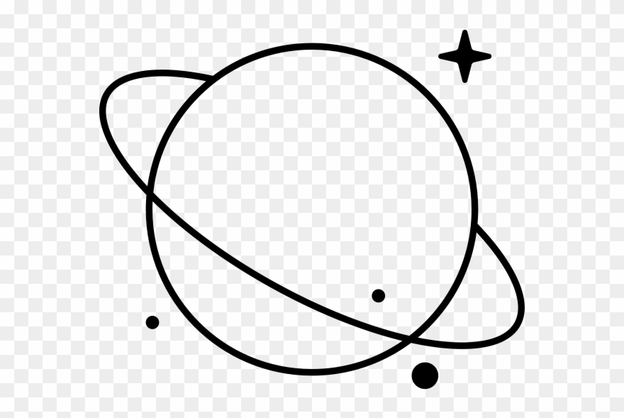 Uranus Rubber Stamp Clipart