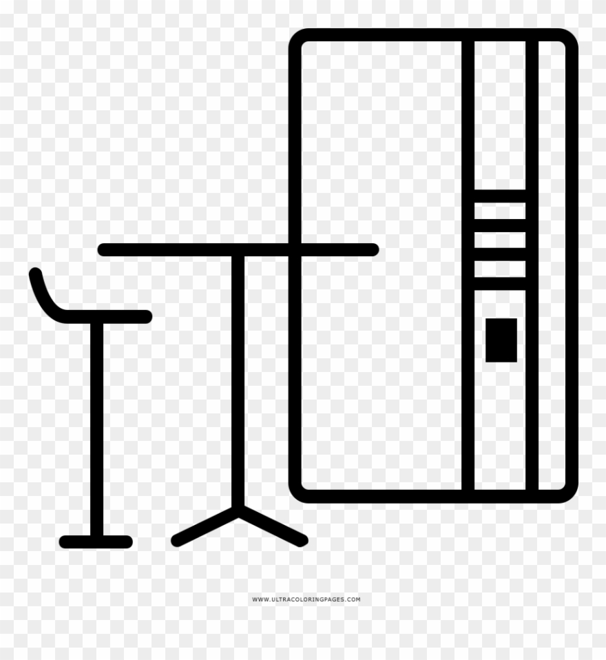 Vending Machine Coloring Page Clipart
