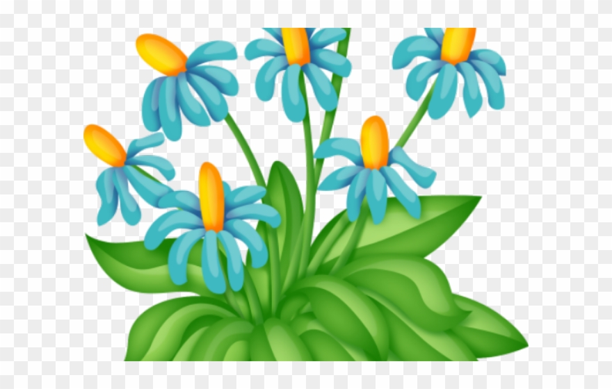 Easter Flower Clipart Garden Flower - Png Download