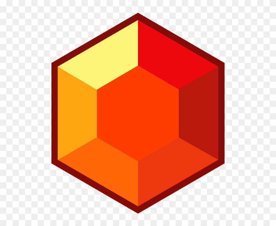 Hexagon Clipart Gem - Png Download