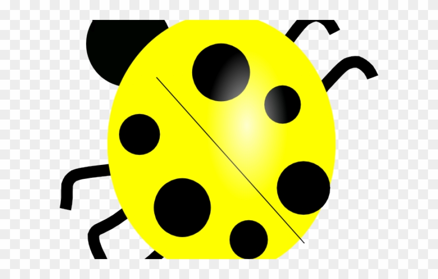 Ladybug Clipart Yellow Ladybug - Png Download