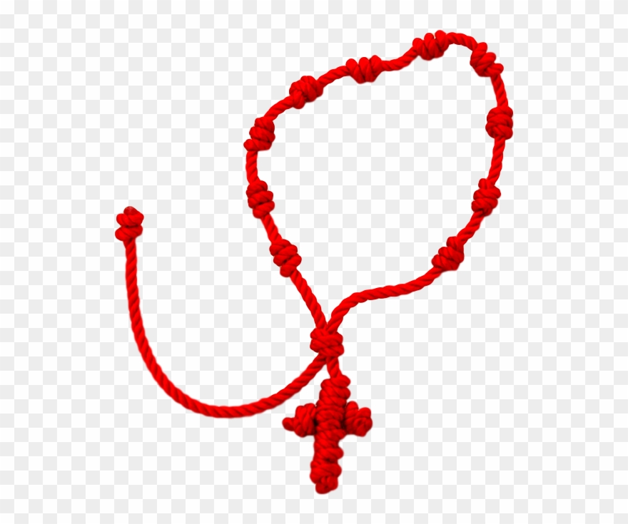 Religious Rosary Bracelet Hand Knotted By Angie Donohoe Clipart