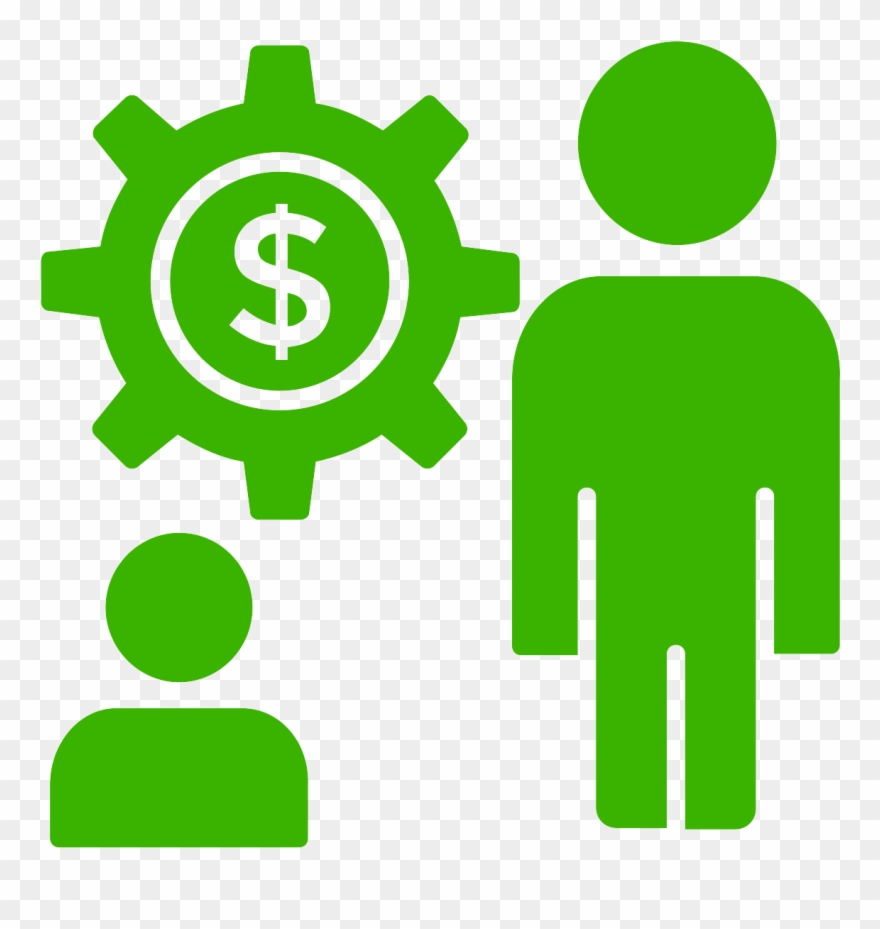 Simple Drawing Of A Person Next To A Dollar Sign, With Clipart