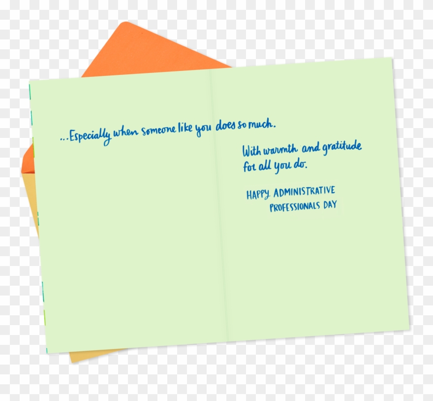 You Do So Much Admin Professionals Day Card Clipart
