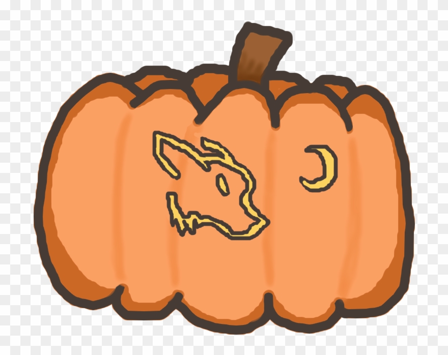 Did A Little Pumpkin In Paint Tool Sai, Carved With Clipart