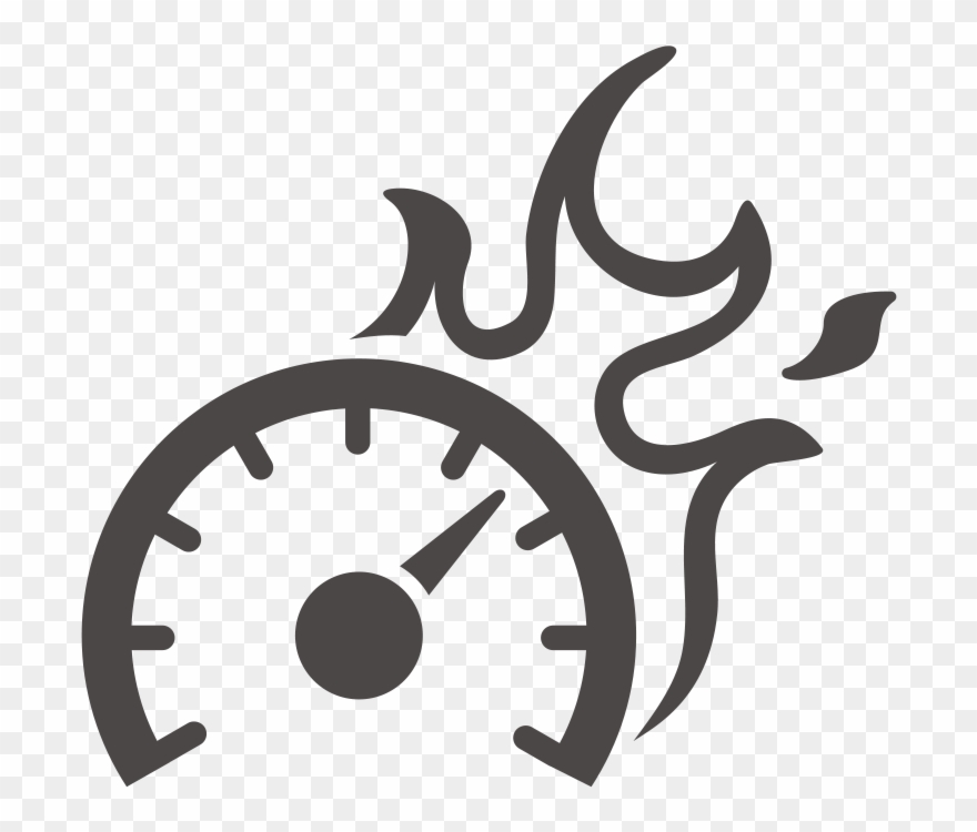 Tach On Fire Clipart