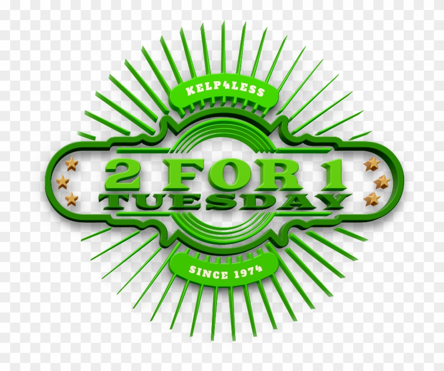 2 For 1 Tuesdays Clipart