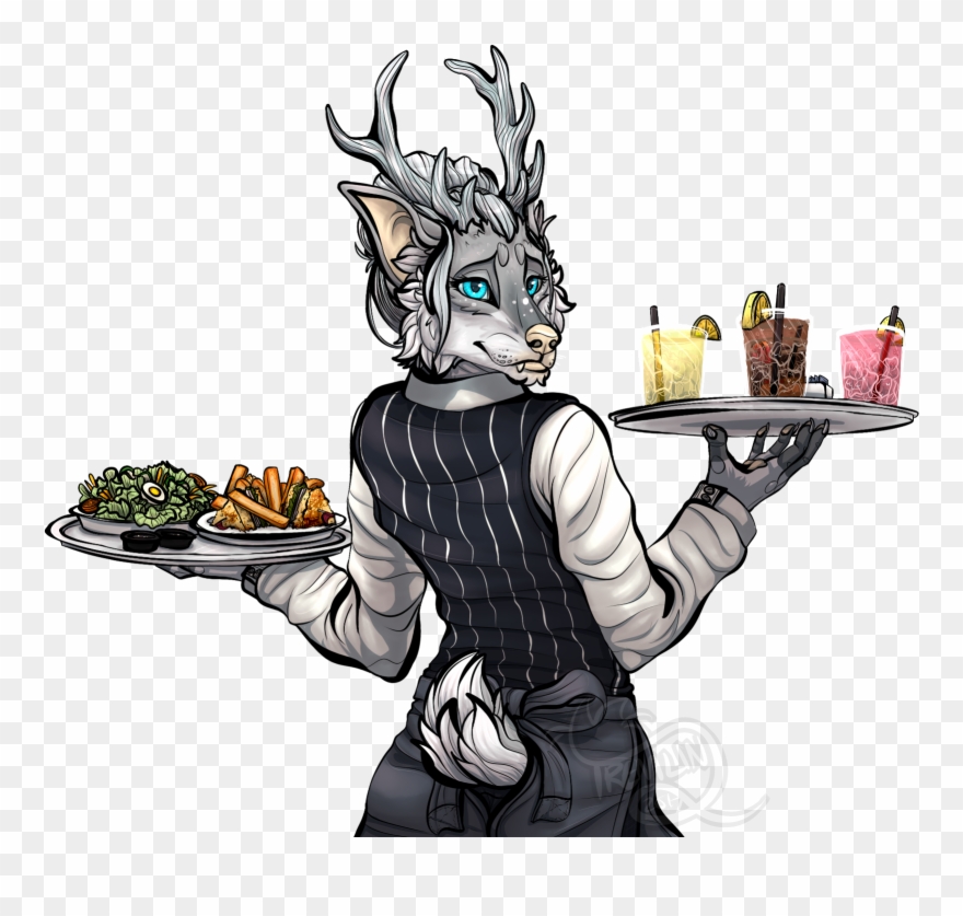 Bartender Drawing Waitress Clipart