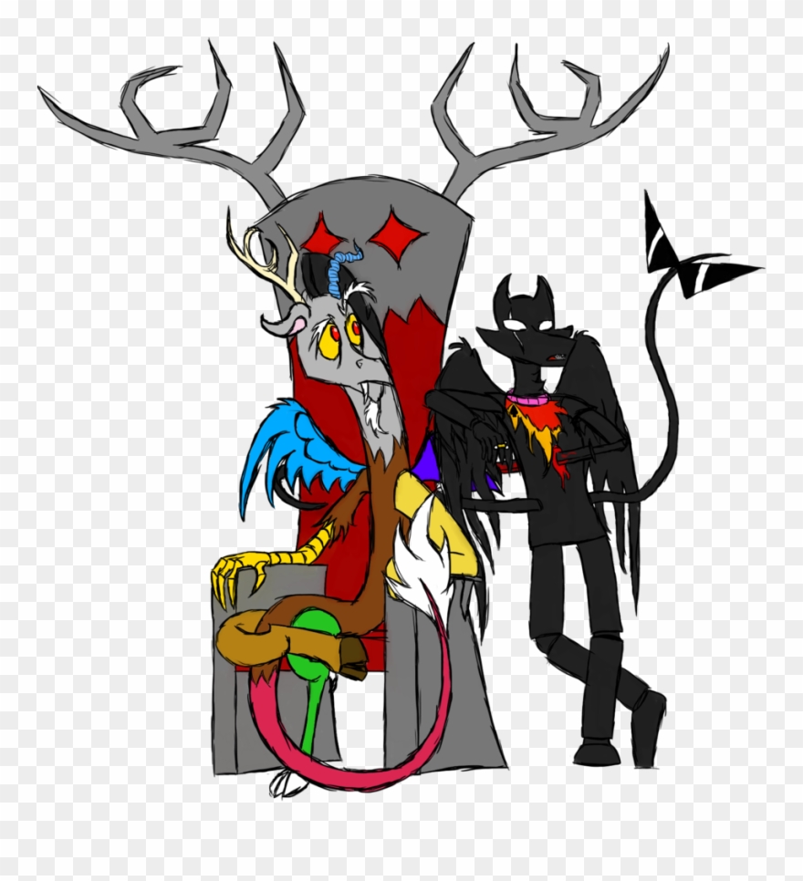 Rexlupin, Bec Noir, Blood, Crossover, Discord, Discord's Clipart