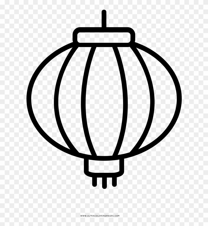 Download Chinese Lantern Page Clipart