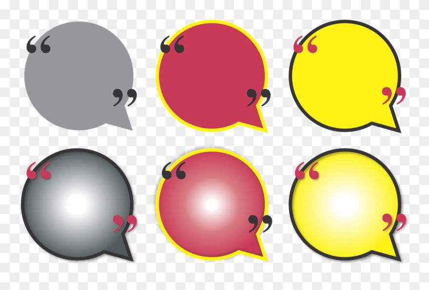 Quote Bubble Circle Clipart