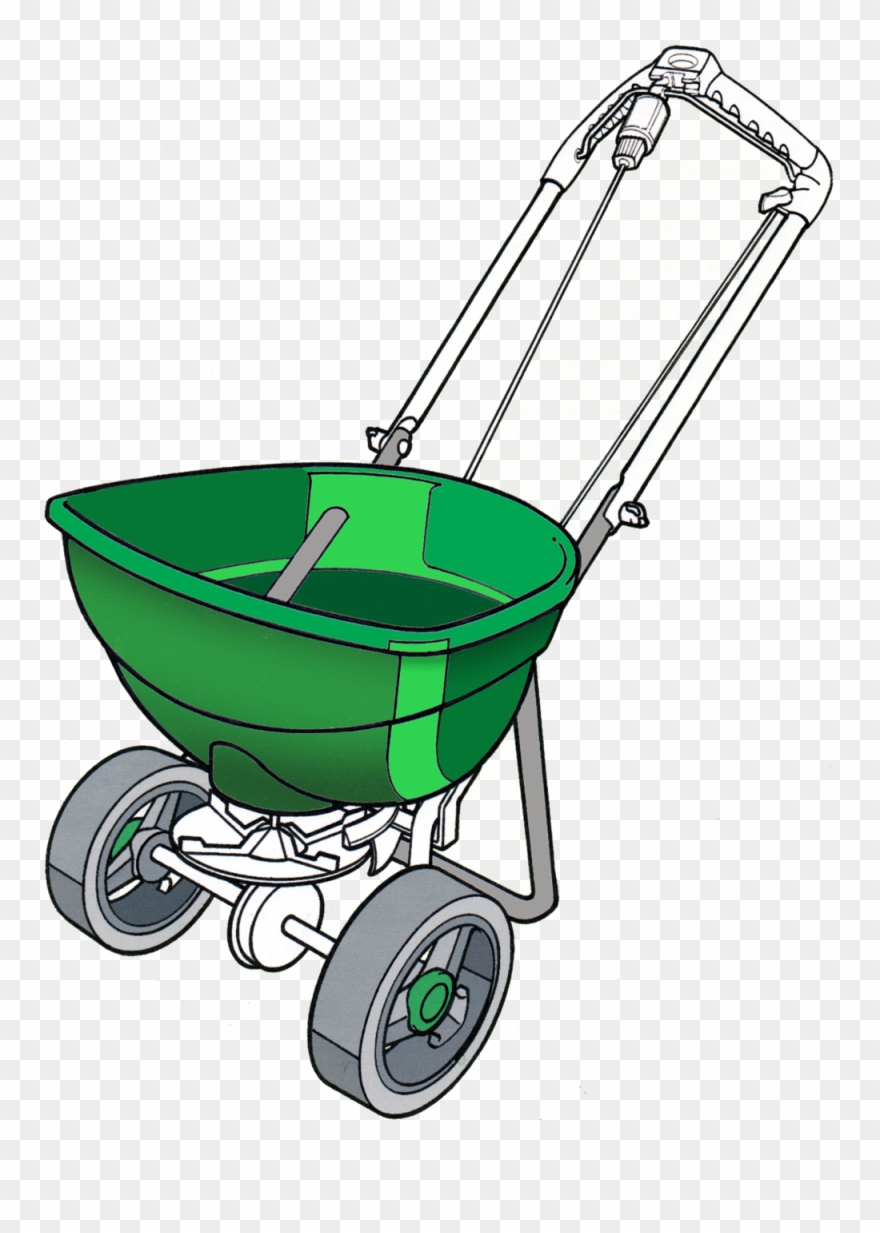 Scott's Lawn Spreader Concept Clipart