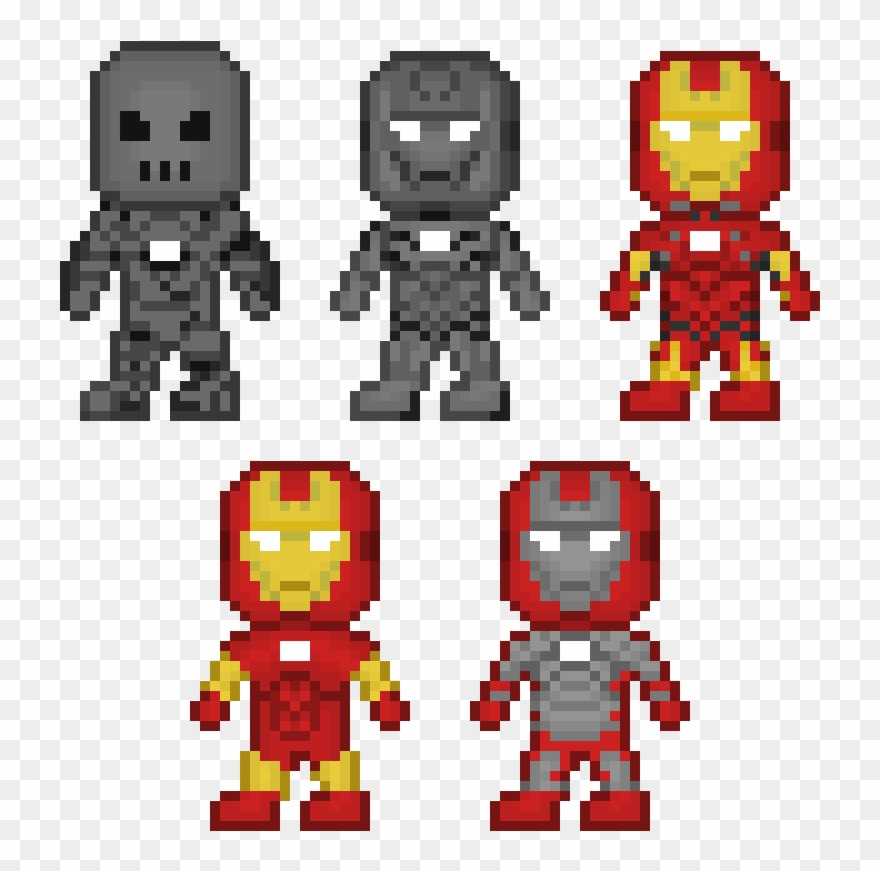 Iron Man Mark I-v Clipart