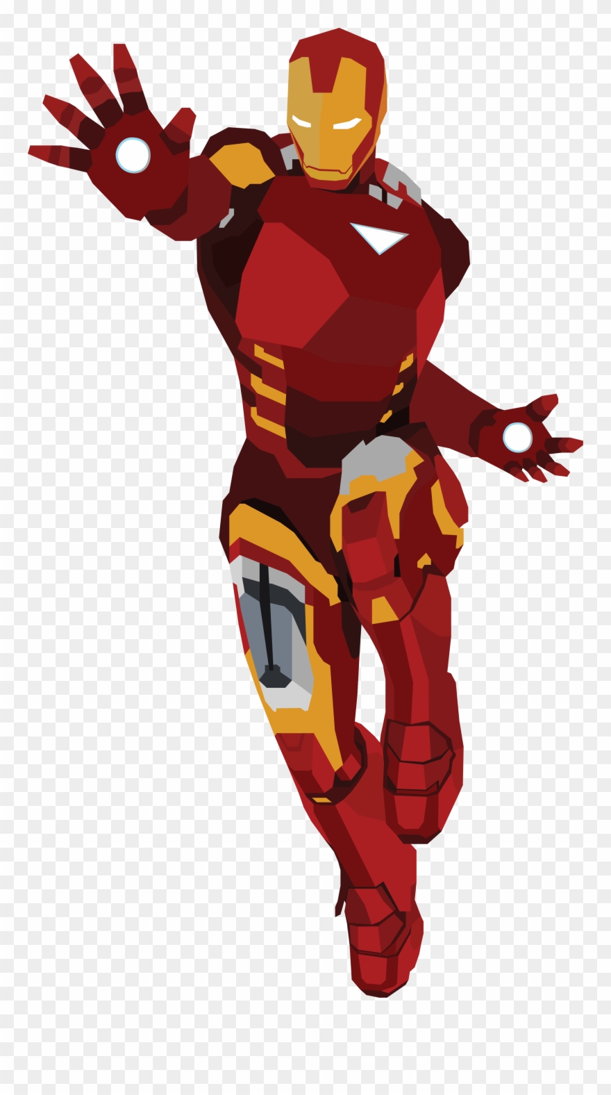 Iron Man Vector Design Clipart