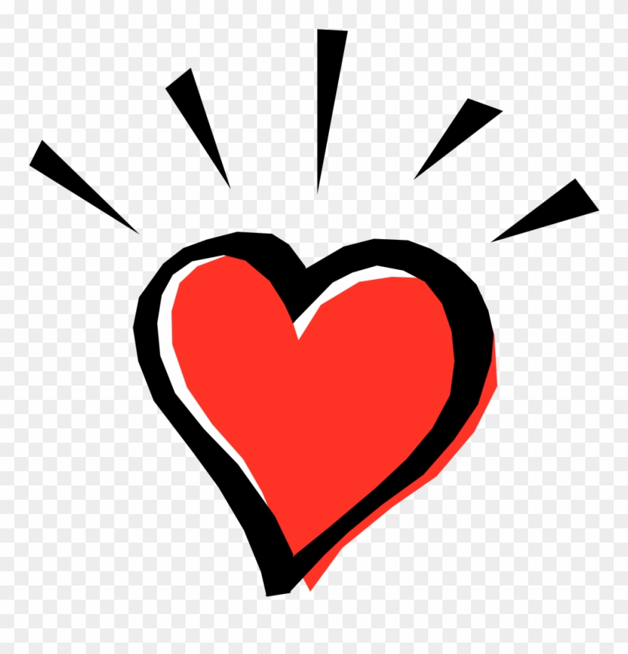 Glowing Heart Clipart